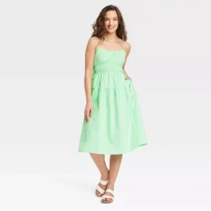 Women's Cinched Waist Midi