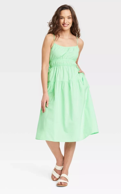 Women’s Cinched Waist Midi