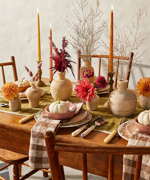 Autumn style table decoration