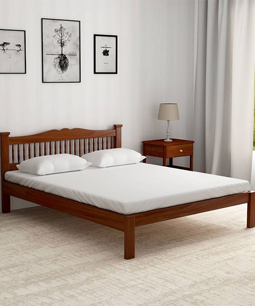 Wooden Furniture A Simple Bed Design